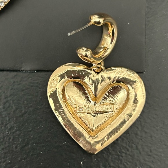 Baublebar NEW CZ Heart drop earrings - Picture 3 of 3
